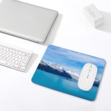 yanfind The Mouse Pad Frozen Hdr Frost Clouds Frosty Winter Outdoors Scenic Waters Sky Serene Ice Pattern Design Stitched Edges Suitable for home office game