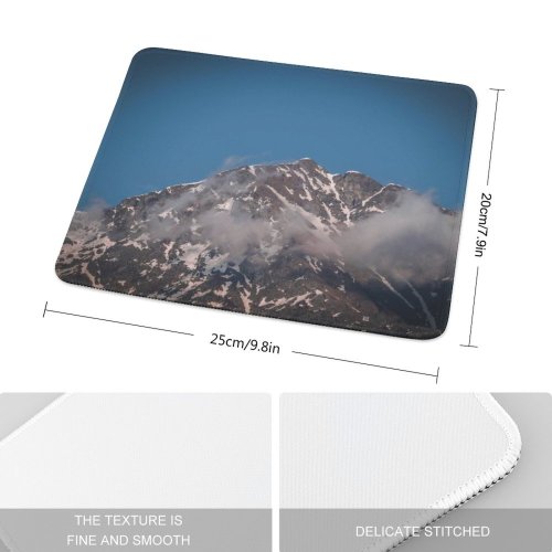 yanfind The Mouse Pad Wallpapers Peak Pictures PNG Range Outdoors Ice Snow Mountain Images Slope Pattern Design Stitched Edges Suitable for home office game