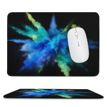 yanfind The Mouse Pad Burst Splash MacOS Sierra Pattern Design Stitched Edges Suitable for home office game