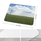 yanfind The Mouse Pad Field Scenery Sky Field Cloud Landscape Sky Lot Turbine Cloudy Clouds Grassland Pattern Design Stitched Edges Suitable for home office game