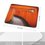 yanfind The Mouse Pad Denys Nevozhai Shinto Shrine Tokyo Japan Torii Pass Pathway Worship Pattern Design Stitched Edges Suitable for home office game