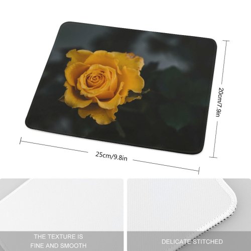 yanfind The Mouse Pad Shahrak Naft Floral Rose E Plant Petals PNG Flower Khuzestan Blossom Pattern Design Stitched Edges Suitable for home office game