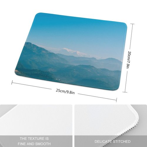 yanfind The Mouse Pad Landscape Peak Countryside Domain Slope Pictures Outdoors Nepal Range Public Mountain Pattern Design Stitched Edges Suitable for home office game