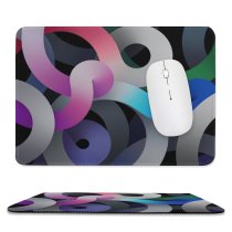 yanfind The Mouse Pad Abstract Air Silver Dark Pattern Design Stitched Edges Suitable for home office game