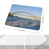 yanfind The Mouse Pad Fixed Bridg Link Cantilever Arch Australia Arch Sky Skyway Harbour Attractions Daytime Pattern Design Stitched Edges Suitable for home office game