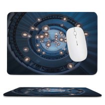 yanfind The Mouse Pad Otto Berkeley Spiral Staircase Look Lights Interior Pattern Design Stitched Edges Suitable for home office game