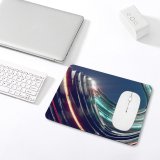yanfind The Mouse Pad Dante Metaphor Abstract Swirls Render CGI Colorful Glowing Pattern Design Stitched Edges Suitable for home office game