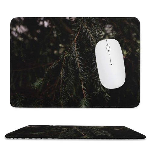 yanfind The Mouse Pad Abies Plant Pictures Outdoors Grey Tree Fir Free York Yew Uk Pattern Design Stitched Edges Suitable for home office game