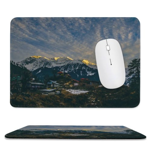 yanfind The Mouse Pad Vehicle Peak Building Abies Housing Plant Creative Aircraft Pictures Transportation Outdoors Pattern Design Stitched Edges Suitable for home office game
