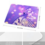 yanfind The Mouse Pad Blur Focus Butterfly Shining Wing Illuminated Lights Insect Depth Field Macro Blurry Pattern Design Stitched Edges Suitable for home office game