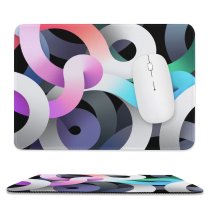 yanfind The Mouse Pad Abstract Air Silver Light Pattern Design Stitched Edges Suitable for home office game