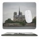 yanfind The Mouse Pad Building City Paris Town France Sky Cathedral Place Tree Church Worship Notre Pattern Design Stitched Edges Suitable for home office game