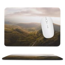 yanfind The Mouse Pad Drone Range Crest Haze Hill Mountain Rocca Free Calascio Stock Outdoors Pattern Design Stitched Edges Suitable for home office game