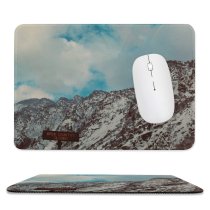 yanfind The Mouse Pad Wallpapers Peak Pictures Range Outdoors Ice Grey Snow Domain Mountain Images Public Pattern Design Stitched Edges Suitable for home office game