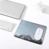yanfind The Mouse Pad Landscape Peak Wilderness Cook Pictures Outdoors Snow Life Free Range HQ Pattern Design Stitched Edges Suitable for home office game