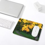 yanfind The Mouse Pad Maple Autumn Woody Leaves Colours Vegetation Maple Plant Fall Leaf Leaf Tree Pattern Design Stitched Edges Suitable for home office game