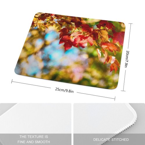 yanfind The Mouse Pad Vintage Viktorforgacs Tree Mm Leaves Domain Plant Leaf Sunny Public Shallow Pattern Design Stitched Edges Suitable for home office game
