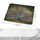 yanfind The Mouse Pad Paul Carmona Peacock Grass Beautiful Feathers Bird Trees Colorful Pattern Design Stitched Edges Suitable for home office game