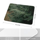 yanfind The Mouse Pad Abies Tree Greenery Pine Portland Plant Branches Fir Larch Spruce PNG Pattern Design Stitched Edges Suitable for home office game