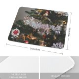 yanfind The Mouse Pad Abies Silent Plant Origami Warm Indoor Silver Pictures PNG Diy Tree Pattern Design Stitched Edges Suitable for home office game