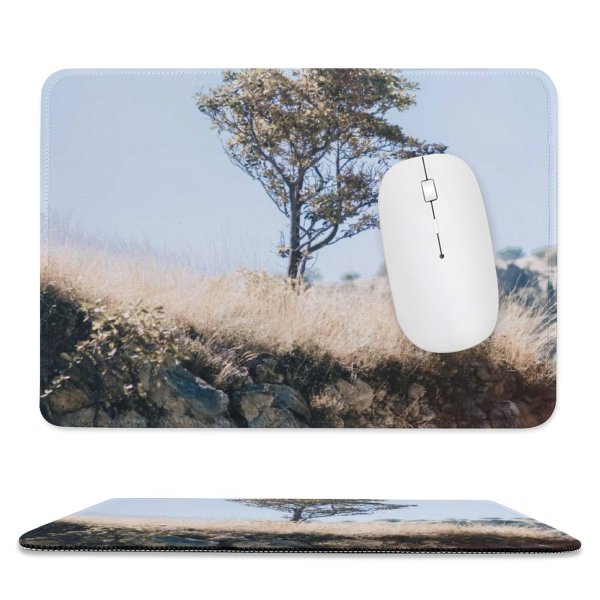 yanfind The Mouse Pad Savanna Plant Trunk Mexico Jalisco Pictures Grassland Outdoors Grey Tree Free Pattern Design Stitched Edges Suitable for home office game