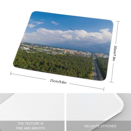 yanfind The Mouse Pad Scenery Sky Cumulus Domain Україна Область Public Київська Outdoors Wallpapers Azure Pattern Design Stitched Edges Suitable for home office game