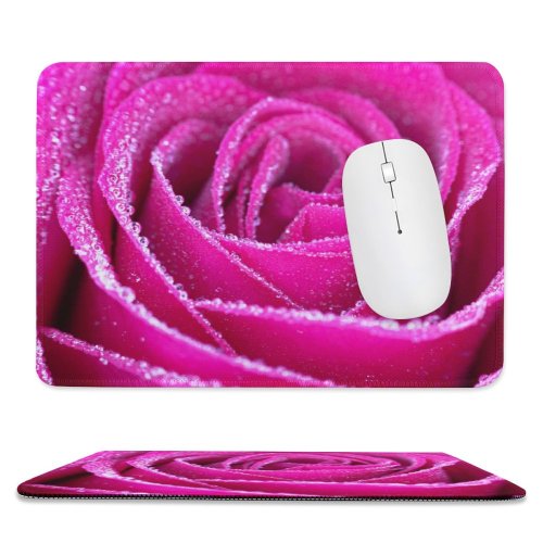yanfind The Mouse Pad Wallpapers Flower Rose Magenta Plant Blossom Creative Images Commons Pattern Design Stitched Edges Suitable for home office game