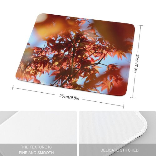 yanfind The Mouse Pad Acerleaves Plant Creative Springtime Pictures Acer Corbridge Tree Sunshine Maple Uk Pattern Design Stitched Edges Suitable for home office game