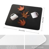yanfind The Mouse Pad Free Coffee Pictures Lamp Plant Maple Cup Pottery Tree Images Leaf Pattern Design Stitched Edges Suitable for home office game