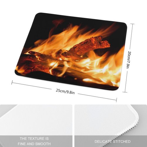 yanfind The Mouse Pad Wallpapers Bonfire Hot Fire Burn Flame Mount Creative Images Gilboa Dark Pattern Design Stitched Edges Suitable for home office game