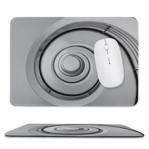 yanfind The Mouse Pad Electronics Black&White Images Domain Spiral Staircase Coil Camera Symmetry Wallpapers Public Grey Pattern Design Stitched Edges Suitable for home office game