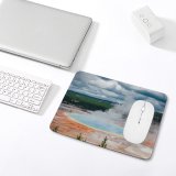 yanfind The Mouse Pad Eruption National Domain Wilderness Pool Pictures Outdoors Wyoming Stone Prismatic Volcano Pattern Design Stitched Edges Suitable for home office game