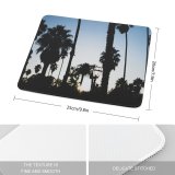 yanfind The Mouse Pad Silhouette Images Barbara PNG Usa Grey Plant Pictures Tree Wallpapers Arecaceae Palm Pattern Design Stitched Edges Suitable for home office game