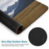 yanfind The Mouse Pad Landscape Peak Slope Pictures Outdoors Grey Snow Free Range Ice Zealand Pattern Design Stitched Edges Suitable for home office game