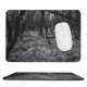 yanfind The Mouse Pad Sad Plant Woodland Forest Wilderness Creative Grove Pictures Ground Outdoors Jungle Pattern Design Stitched Edges Suitable for home office game