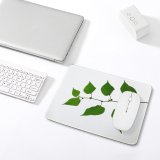 yanfind The Mouse Pad Vine Plant Leaf Leaves Flower Tree Canoe Birch Swamp Flowering Elm Twig Pattern Design Stitched Edges Suitable for home office game