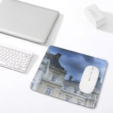 yanfind The Mouse Pad Building Building Sky Roofs Statue Cloud Sky Facade Classic Classical Monument Windows Pattern Design Stitched Edges Suitable for home office game