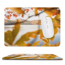 yanfind The Mouse Pad Scenery Wallpapers Pictures Outdoors Plant Maple Domain Tree Images Public Leaf Pattern Design Stitched Edges Suitable for home office game