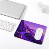 yanfind The Mouse Pad Coastline Mountain Pass Road Twilight Sunset Scenery MacOS Big Sur IOS Pattern Design Stitched Edges Suitable for home office game