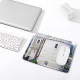 yanfind The Mouse Pad Building Building Fortification Britain Historic Battlement Landmark Hedge England Château Buildings Facade Pattern Design Stitched Edges Suitable for home office game
