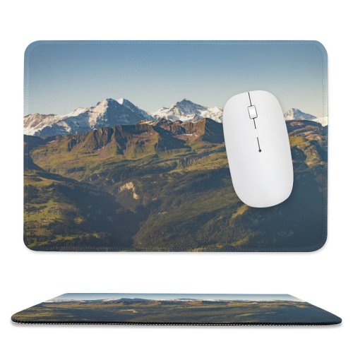 yanfind The Mouse Pad Landscape Peak Wilderness Slope Pictures Sea Outdoors Stock Grey Free Range Pattern Design Stitched Edges Suitable for home office game