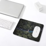 yanfind The Mouse Pad Landscape Road Plant Woodland Forest Sledge Grove Pictures Outdoors Jungle Wanganui Pattern Design Stitched Edges Suitable for home office game