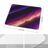 yanfind The Mouse Pad Dante Metaphor Abstract Rays Bars Colorful Glowing Pattern Design Stitched Edges Suitable for home office game