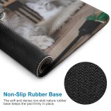 yanfind The Mouse Pad Blur Focus Whiskers Cats Felidae Cat Depth Face Field Resting Pet Tabby Pattern Design Stitched Edges Suitable for home office game