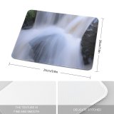 yanfind The Mouse Pad Chute River Waterfall Mountain River Waterfall Rapid Watercourse Resources Feature Stream Pattern Design Stitched Edges Suitable for home office game