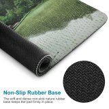 yanfind The Mouse Pad Ancient Old Rural Countryside Abies Plant Creative Farming Rice Pictures Grassland Pattern Design Stitched Edges Suitable for home office game