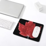 yanfind The Mouse Pad Maple Autumn Woody Leaves Maple Plant Fall Flower Flowering Leaf Leaf Tree Pattern Design Stitched Edges Suitable for home office game
