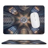 yanfind The Mouse Pad Otto Berkeley Ely Cathedral Ancient Architecture Cathedral Dome Stained Glass United Kingdom Pattern Design Stitched Edges Suitable for home office game