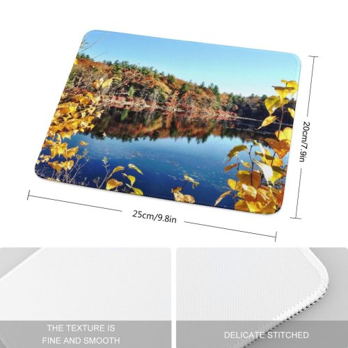 yanfind The Mouse Pad England Invertebrate Plant Foliage Insect Pictures Outdoors Bee Tree Free Maple Pattern Design Stitched Edges Suitable for home office game