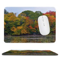 yanfind The Mouse Pad Abies Tree Rouge Beach Plant Canada Leaf Fir PNG Outdoors Art Pattern Design Stitched Edges Suitable for home office game